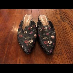 SCHUTZ Floral Slides